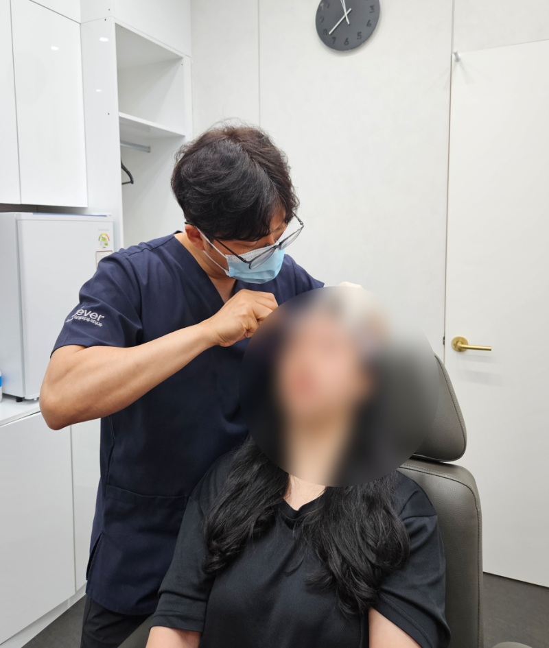 청주이마필러 앞머리 넘겼을 때 어색한 이유