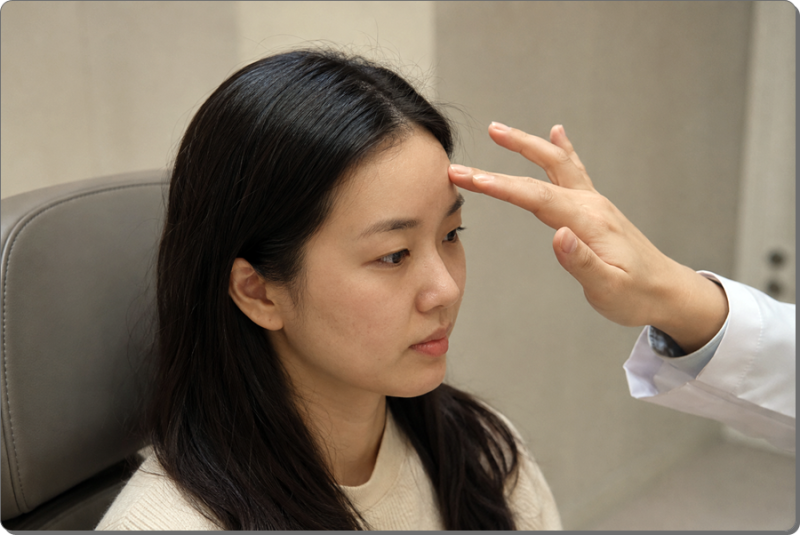 청주이마필러 앞머리 넘겼을 때 어색한 이유