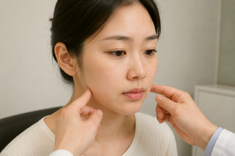 사각턱보톡스 볼 꺼짐, 살이 빠진 걸까? 생기는 이유