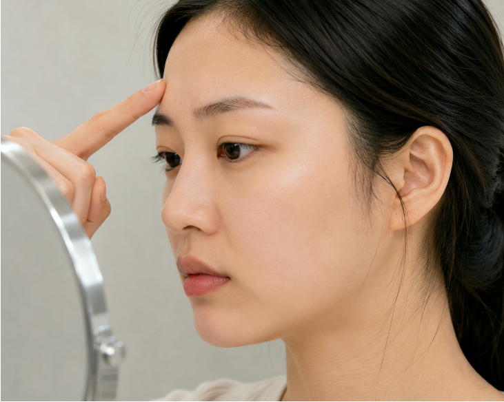 미간보톡스 효과와 부작용, 눈처짐·눈썹 모양이 달라지는 이유