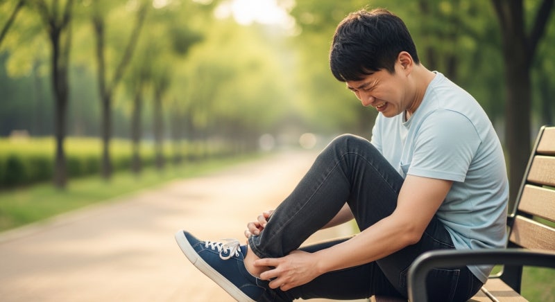 스타킹이나 양말 마찰로 심해지는 발가락 사마귀 증상