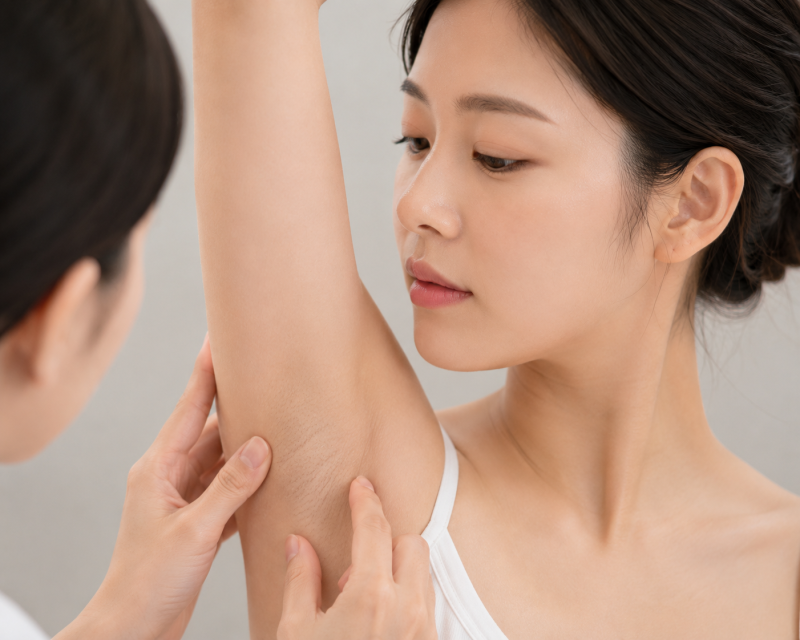 몸 편평사마귀 특징 가슴과 배 주변에 갈색 반점처럼 번지는 증상