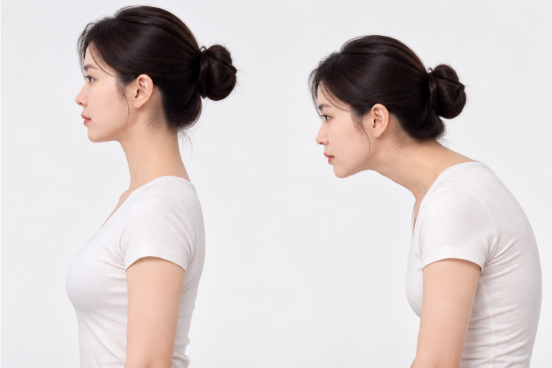 일산정형외과에서 알려주는 거북목 일자목 차이